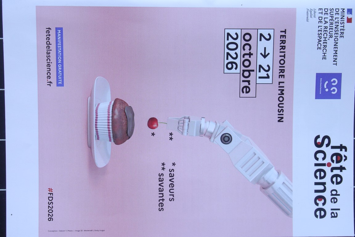 Affiche fête de la science 2026